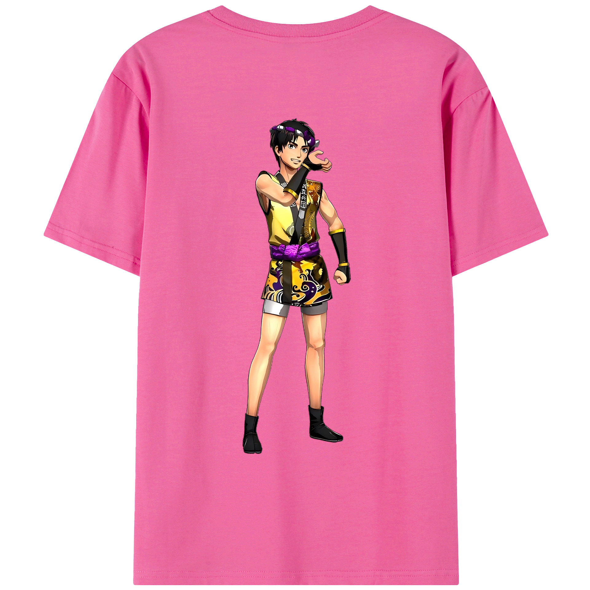 （画像用） 進撃の巨人 リヴァイ·アッカーマン Attack on Titan Levi Ackerman レディース半袖Tシャツ(バックプリント)